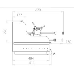 Le Marquier Mendy Stainless Steel Barbecue with Rotisserie