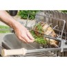 Le Marquier Irissarry Stainless Steel Barbecue with Rotisserie 78x32