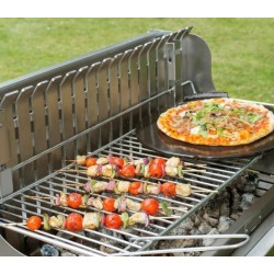 Le Marquier Irissarry Stainless Steel Barbecue with Rotisserie 78x32