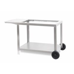 Le MarquLe Marquier Irissarry Stainless Steel Barbecue with Cart and Rotisserie