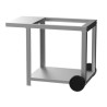 Le Marquier Mendy Barbecue in Acciaio Inox con Carrello e Girarrosto