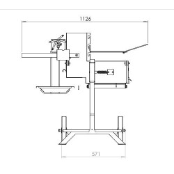 Barbecue Le Marquier Méchoui sur Chariot et Tournebroche