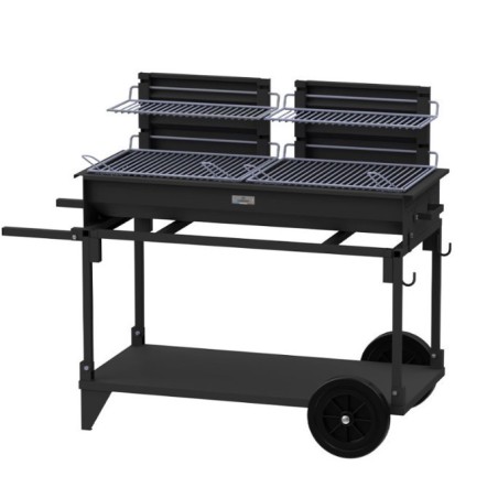 Le Marquier Méchoui Barbecue auf Wagen und Rotisserie