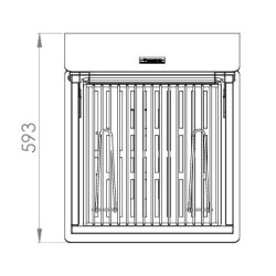 The French Barbecue XL 60 Duo Le Marquier 60x40