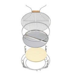 Kamado Monolith One 66 Grill com Carrinho