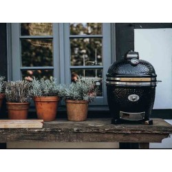 Kamado Monolith Junior Pro 2.0 Parrilla con carrito