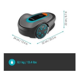 Gardena Sileno Minimo 250 Bluetooth Robô Cortador de Grama