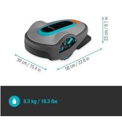 Robot tondeuse Gardena Sileno life1000 Bluetooth