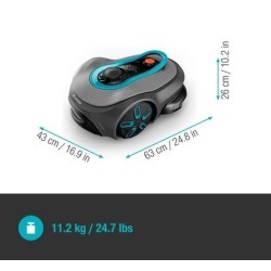 Gardena Smart Sileno Free Mähroboter ohne Begrenzungskabel 1200m2