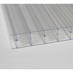 Olympia 3x6,1 m Wandpergola aus Weißaluminium und Canopia Polycarbonat