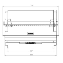 Le Marquier Montory Parrilla Empotrada Barbacoa 61x40