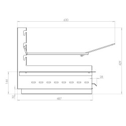 Le Marquier Montory Barbecue da incasso 61x40