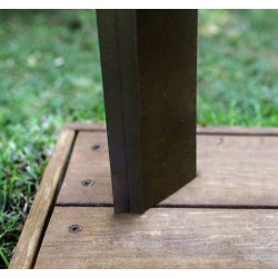 Abri de barbecue Austin 1.8x2.4m aluminium Gris anthracite avec toit Canopia
