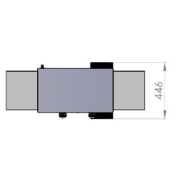 Stainless Steel Gas Plancha with Trolley and Stainless Steel Lid Le Marquier