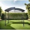 Dallas Grill Shelter, 2.6x 1.50m em Alumínio Cinza Carvão