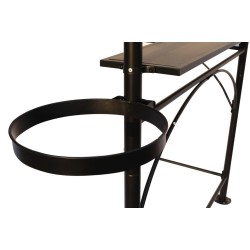 Dallas Grill Shelter, 2.6x 1.50m in Charcoal Grey Aluminium