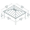 Giardino pergolato Dallas 4.2X4.8 Canopia