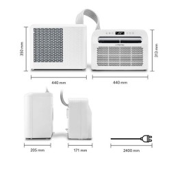 Aire acondicionado móvil camping PAC-C 1500 S WiFi Trotec
