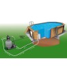 Piscine Bois Ubbink Caraibes 670x400 H130 Liner bleu