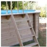 Piscine Bois Ubbink Caraibes 670x400 H130 Liner bleu