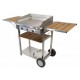 Plancha gas acero inoxidable Baila 5KW TONIO en carro - SavorCook selecciona