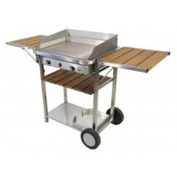 Baila 5 KW RVS Bakplaat TONIO op Trolley - SavorCook Selects