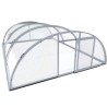 Abri de Piscine haut Télescopique 6.5x10.6x2.10m Trend Standart Abrilios