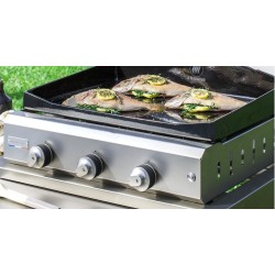 Plancha Amalia 375 à gaz en acier inoxydable Le Marquier