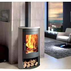 Fogão a lenha Panadero Oval 3 Pedras Ecodesign 8,7 kW