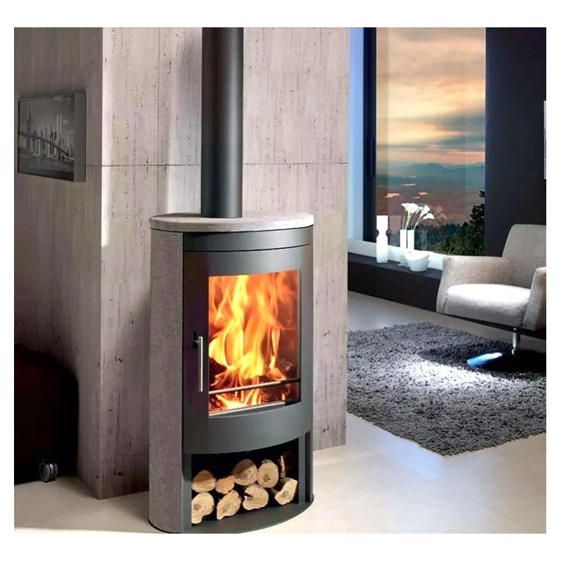 Panadero Oval 3 Stones Ecodesign 8.7 kW Wood Stove