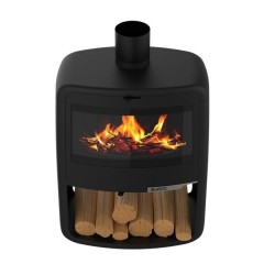 Paul Bûcher Supra Holzofen aus Gusseisen 10kW