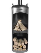 Outdoor wood chimneys